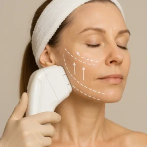 Woman having HI-FU to reduce wrinkles call LA LIPO Richmond Now!