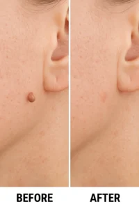 Skin tags removal Richmond before and after