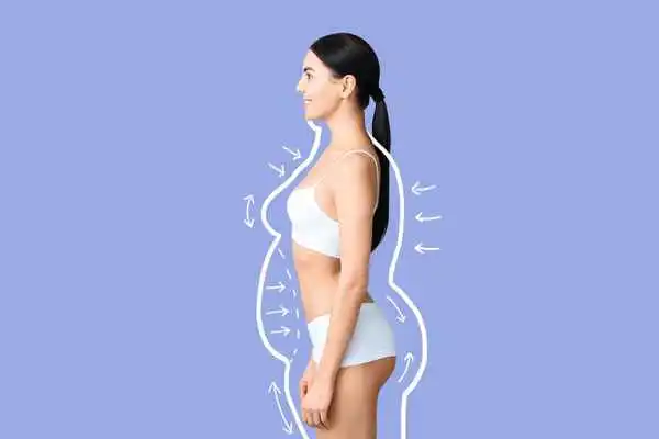 image of woman experiencing fat reduction treatment Richmond