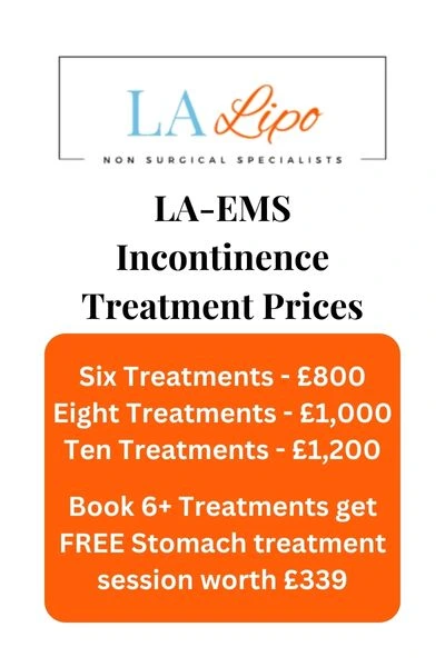 LA-EMS Incontinence Treatment Prices Richmond