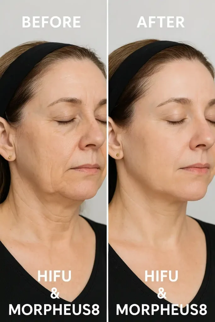 HIFU & Morpheus8 treatment results Richmond - book in today!