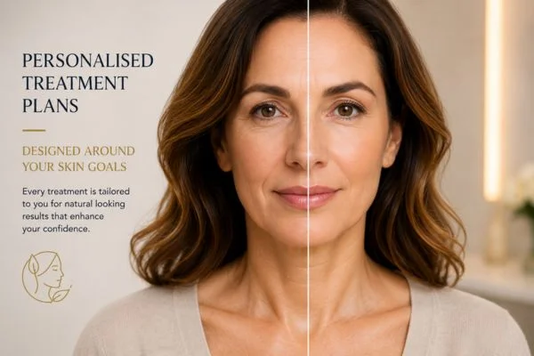 Before and after results of Collagen Lift Therapy Richmond